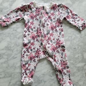 Huggies Charming Floral Baby Footie Footed Pajama